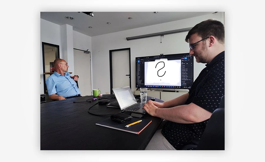 Unser Team bei der Arbeit