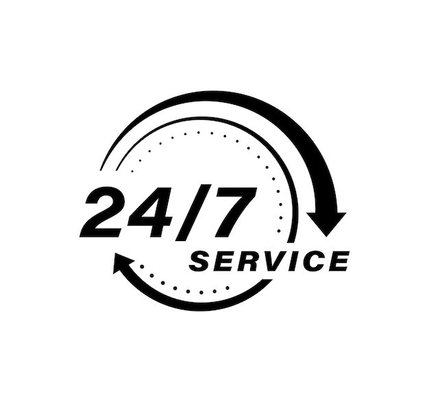 24/7 Unterstützung